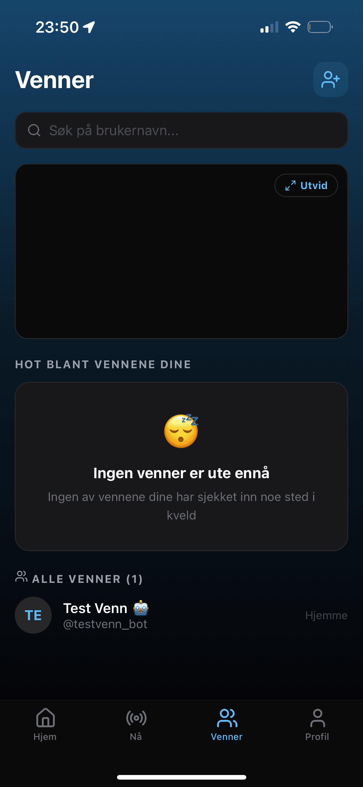 Venner-fanen i BYN